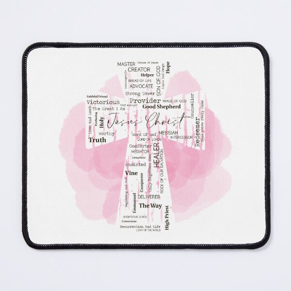 Item preview, Names of Jesus Word Art Pink designed and sold by LinaraDigital.