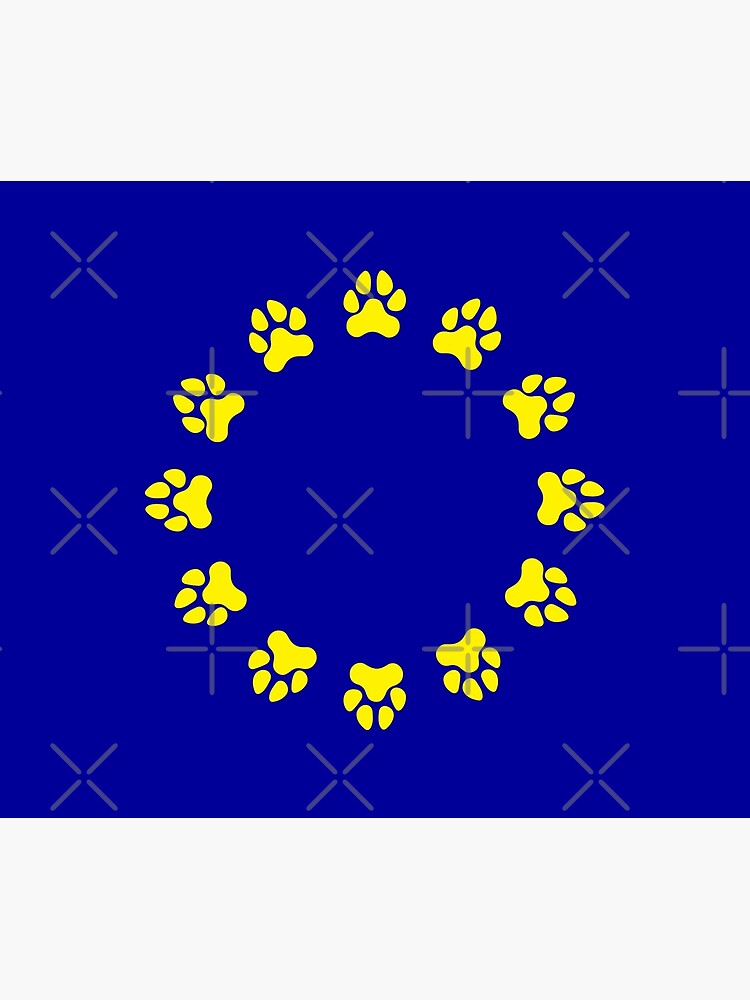 EU Pup Paw Pride Flag by NerdyDoggo