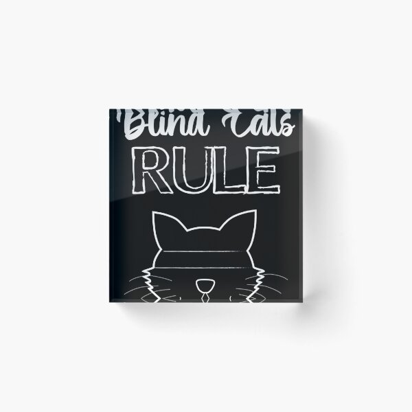 Item preview, Blind Cats Rule  Funny Disabled Pet Cat Lover Quote Premium T-Shirt designed and sold by MarthaDilworth.