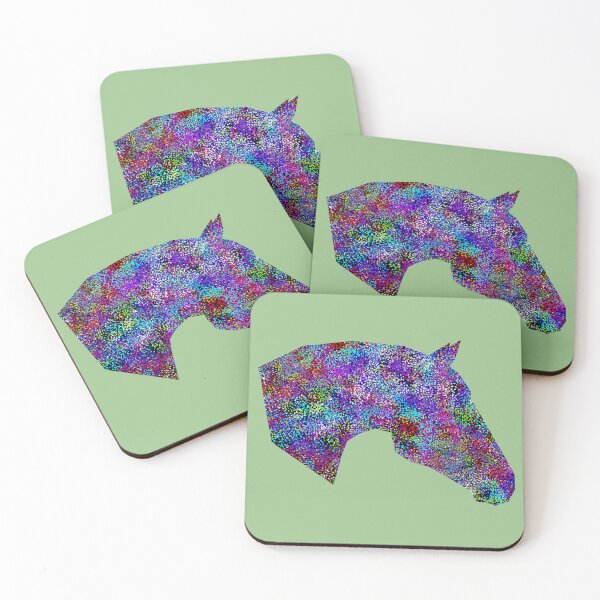 Item preview, Glam Rainbow Metallic Horse designed and sold by Jane Izzy Designs.