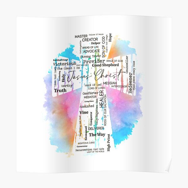 Names Of Jesus Word Art