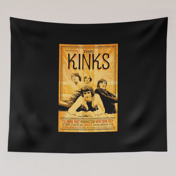 Item preview, Funny Men The Kinks 1969 Tour Poster Awesome For Music Fan designed and sold by Gabriellamiglio.