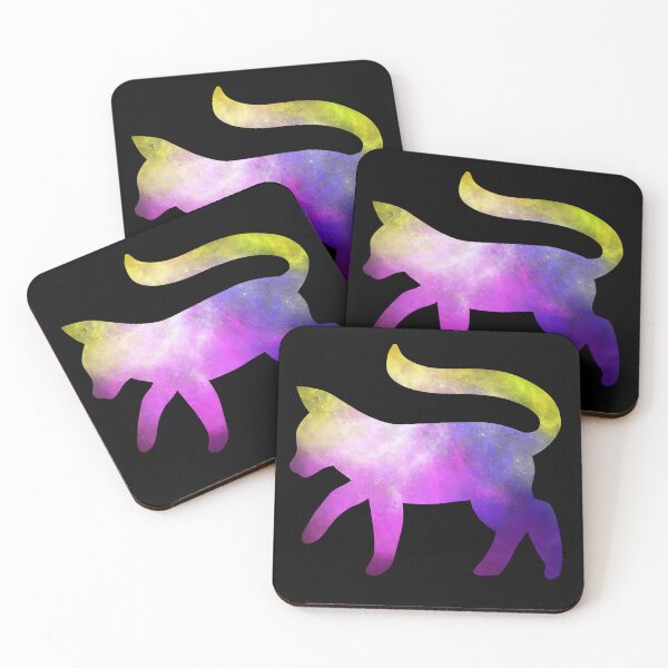Item preview, Galaxy Themed Kitty Cat designed and sold by JaxNaBox.