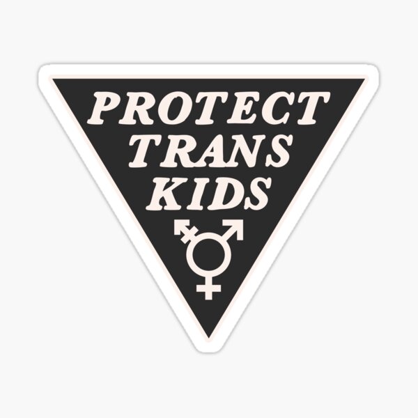 protect trans kids Sticker