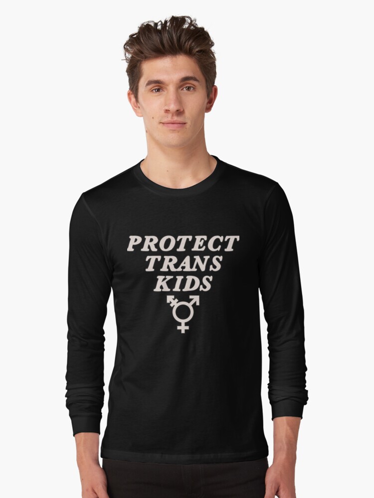 Thumbnail 1 von 5, Langarmshirt, schützen trans Kinder designt und verkauft von craftordiy.