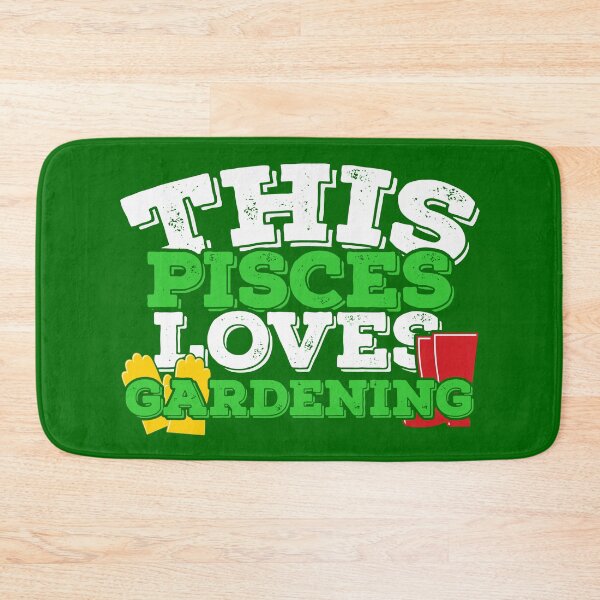 Item preview, Horoscope Zodiac Sign Pisces Loves Gardening designed and sold by TheCrazyBear.