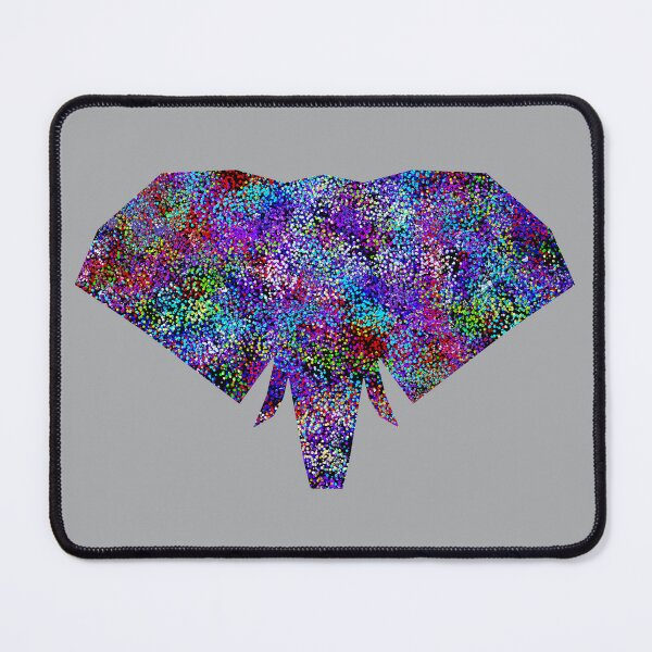 Item preview, Glam Rainbow Metallic Elephant designed and sold by Jane Izzy Designs.