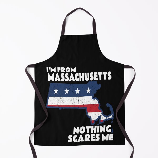 Item preview, Distressed I'm From Massachusetts State MA Nothing Scares Me design designed and sold by Merchking1.