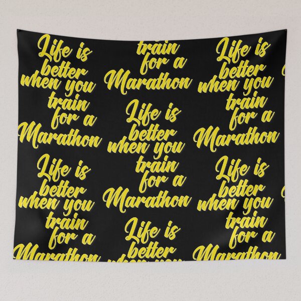 Item preview, LifeisBetterWhenYouTrainForAMarathon designed and sold by NicoleCa840939.