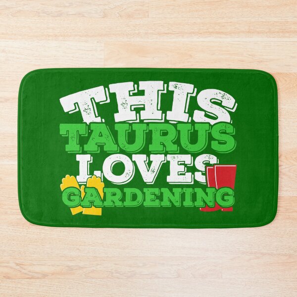 Item preview, Horoscope Zodiac Sign Taurus Loves Gardening designed and sold by TheCrazyBear.