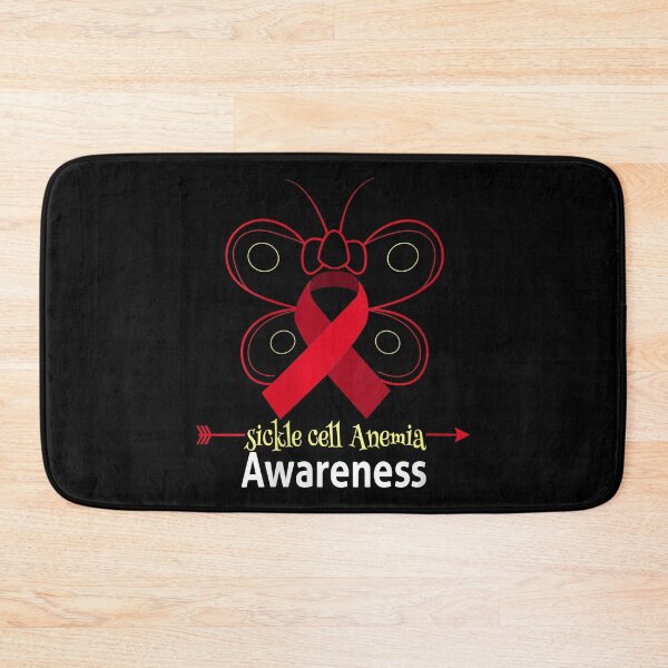 Item preview, Womens Butterfly Scd Anemia Burgundy Ribbon Sickle Cell Anemia V Neck Sticker designed and sold by AlexisJones.