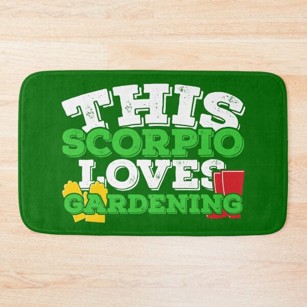 Item preview, Horoscope Zodiac Sign Scorpio Loves Gardening designed and sold by TheCrazyBear.