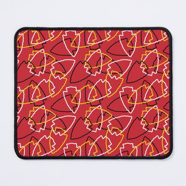Item preview, Chiefs Arrowhead Pattern on Red designed and sold by brittlouise.
