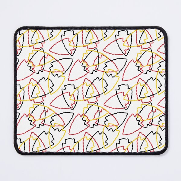 Item preview, Chiefs Arrowhead Pattern on White designed and sold by brittlouise.