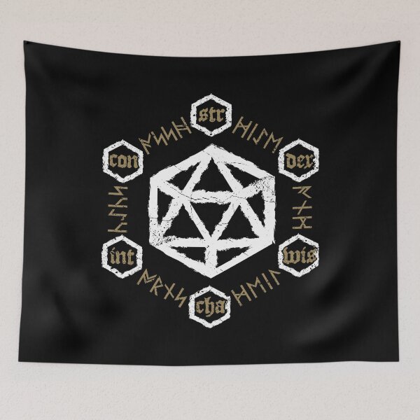 Item preview, D20 Heavy Metal DnD Runes designed and sold by DnlDesigns.