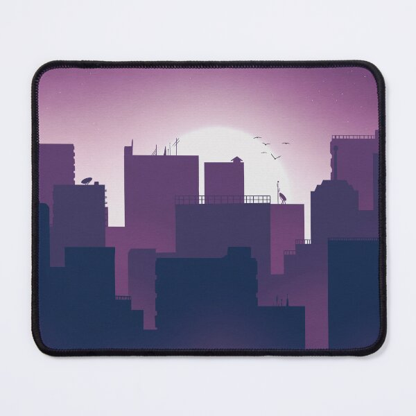 Item preview, City Living - Purple Cityscape designed and sold by Homebody Hobbyist.