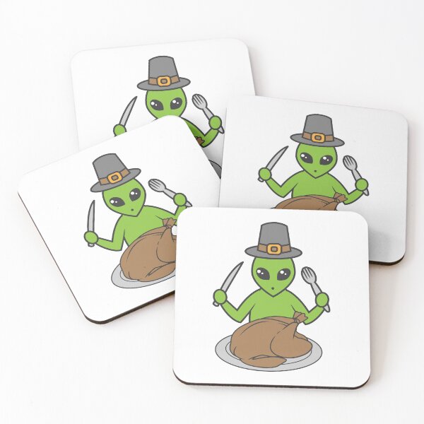 Item preview, Alien Carving Turkey Thanksgiving designed and sold by EverythingKawai.