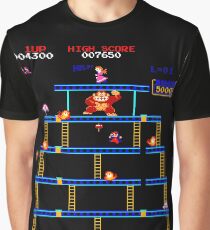 Donkey Kong Rivet Level Graphic T-Shirt