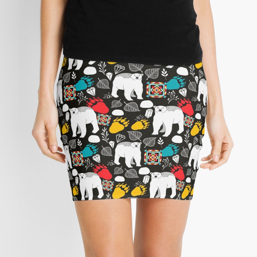 Polar bear Mini Skirt