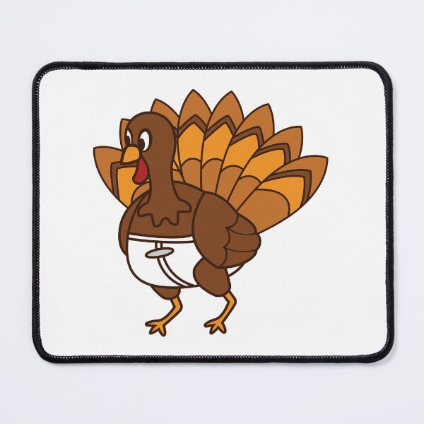 Item preview, Turkey In Diaper Thanksgiving designed and sold by EverythingKawai.