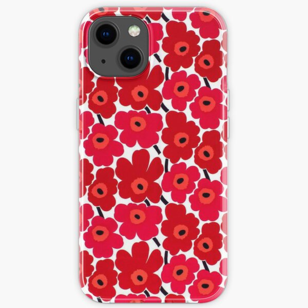 Unikko Flowers Design iPhone Soft Case
