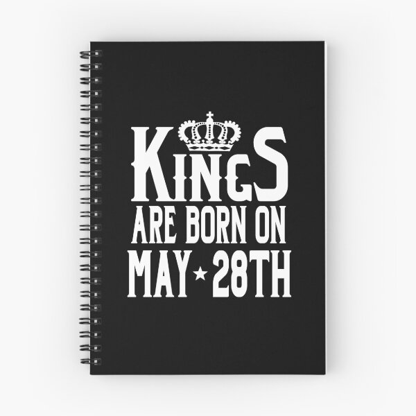 Item preview, Kings Are Born On May 28th Funny Birthday T-Shirt designed and sold by Tee Kaboom!.