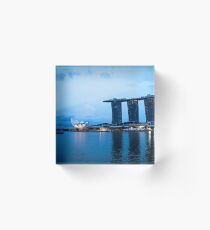 Marina Bay, Singapore Acrylic Block