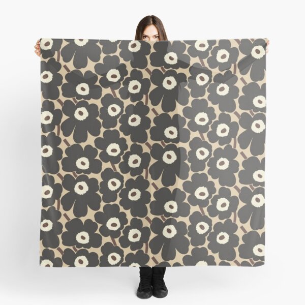 Unikko Flowers Design Scarf