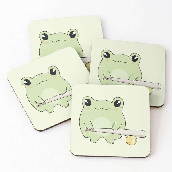 Item preview, Kawaii Frog Loves Softball designed and sold by Good-Find.
