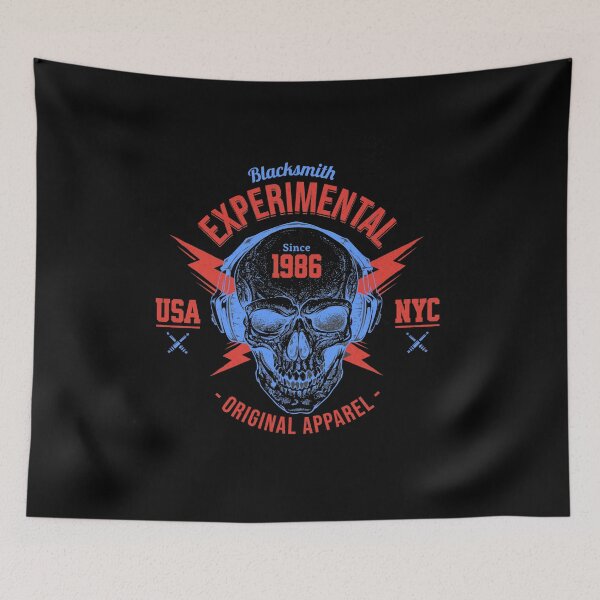 Item preview, Blacksmith experimental original apparel-since 1986-USA-NYC-skull-skull design designed and sold by PacePoint.