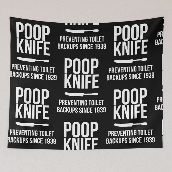Item preview, Poop Knife Preventing Toilet Backups Bathroom Humor designed and sold by Boudreau Mcvey.