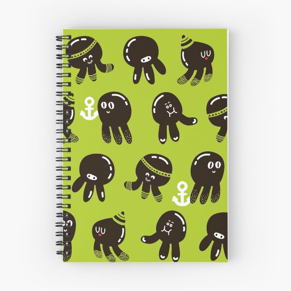 Item preview, Pulpos lindos negros designed and sold by Ekaterina Panova.