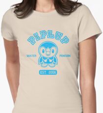 Piplup - College Style Women's Fitted T-Shirt