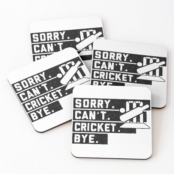 Item preview, BW Sorry Cant Bye Sport Cricket designed and sold by Glenclo1.