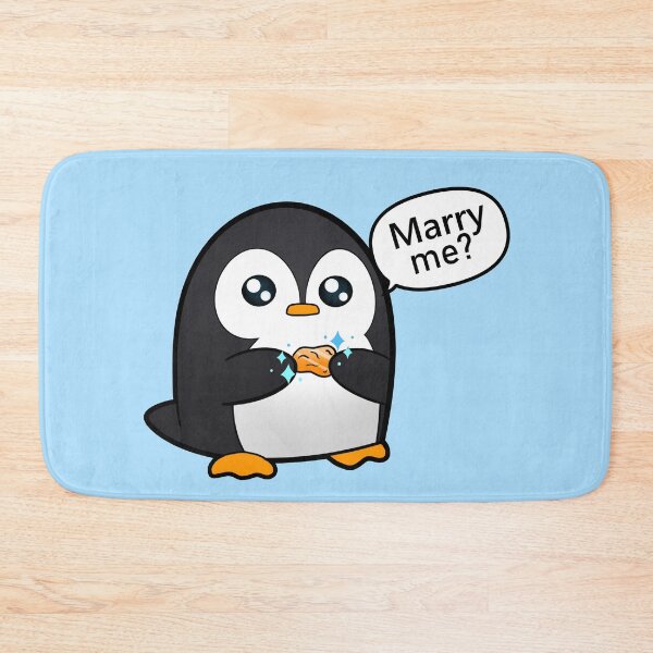 Item preview, Marry Me Penguin  designed and sold by VAFoxDesigns.