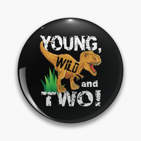 Artikelvorschau, Junger wilder und zwei 2-jähriger Dinosaurier-Geburtstag entworfen und verkauft von HugheDemeyer.