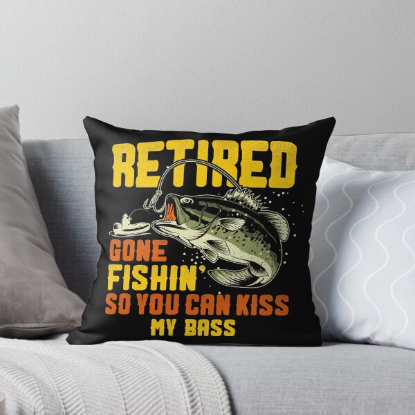 Item preview, Retired Gone Fishin' Bass Fishing Fisherman Retirement designed and sold by Stephen-Rotter.