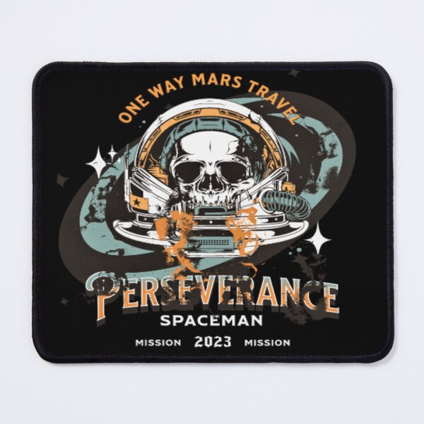 Item preview, One Way Mars Travel, Perseverance countdown to mars, mars challenge mission designed and sold by Nicedeco.