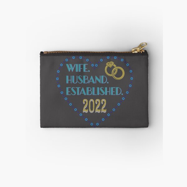 Item preview, Bride and Groom in 2022... This is a design for you to wear or display in your home to celebrate your marriage. Great for wedding presents, shower gifts, bride and groom couple shirts, or home decor. designed and sold by tranquilbeach.