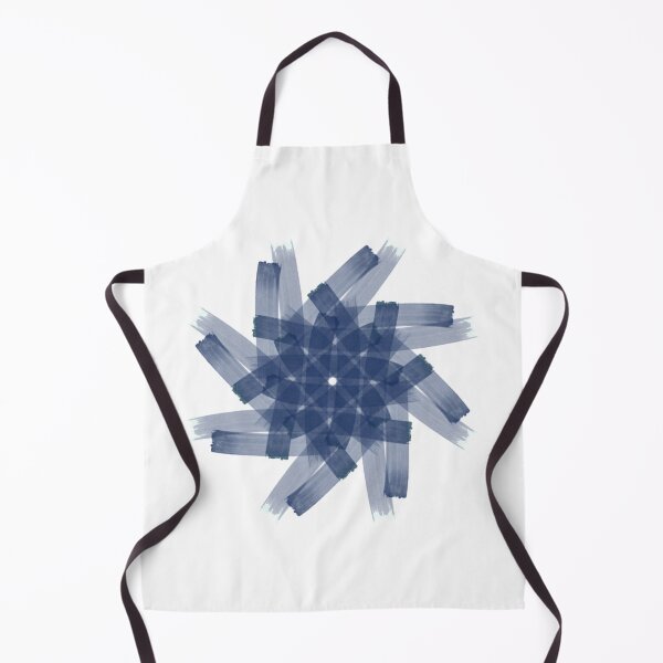 Item preview, Blue paint star, abstract art designed and sold by Meo Design.