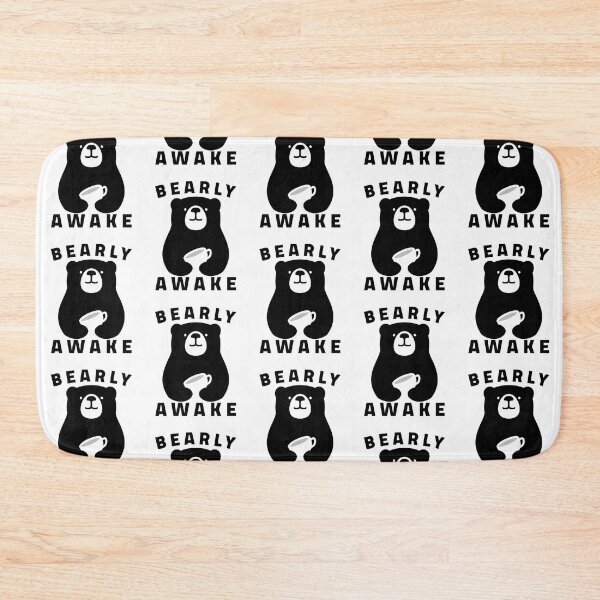 Item preview, Bearly Awake : Black Bear designed and sold by crazydotdesigns.