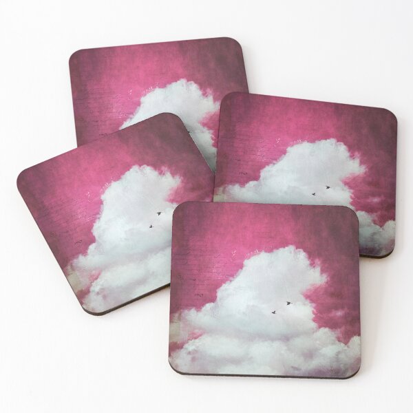 Item preview, the Cloud - bright pink sky version designed and sold by Dyrk Wyst Redbubble Shop.