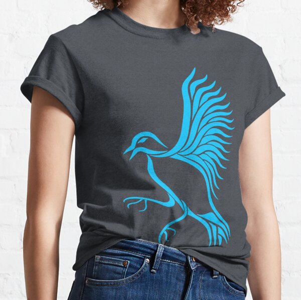In the Frigid Ruins - Blackbird Sigil (Blue on Dark) Classic T-Shirt