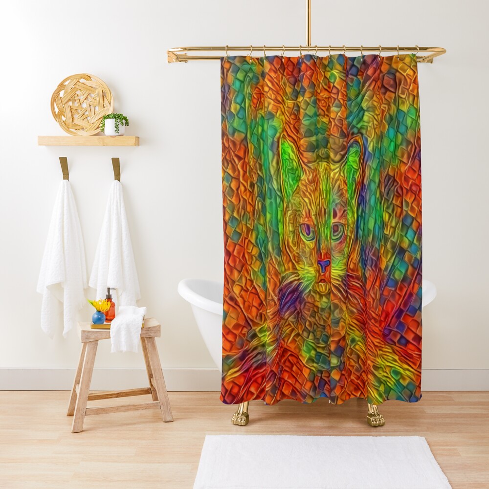 Cat Shower Curtain