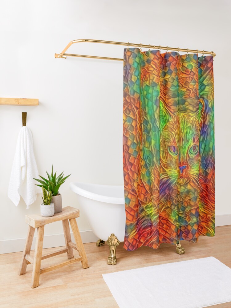Alternate view of Cat Shower Curtain