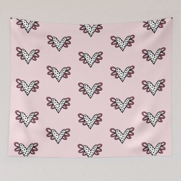 Item preview, Flying Heart White designed and sold by Glynnis Owen.