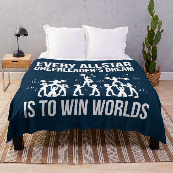 Item preview, Great Cheerleading Design Quote Allstar Cheerleader Dream Win Worlds   designed and sold by suouooRowe.