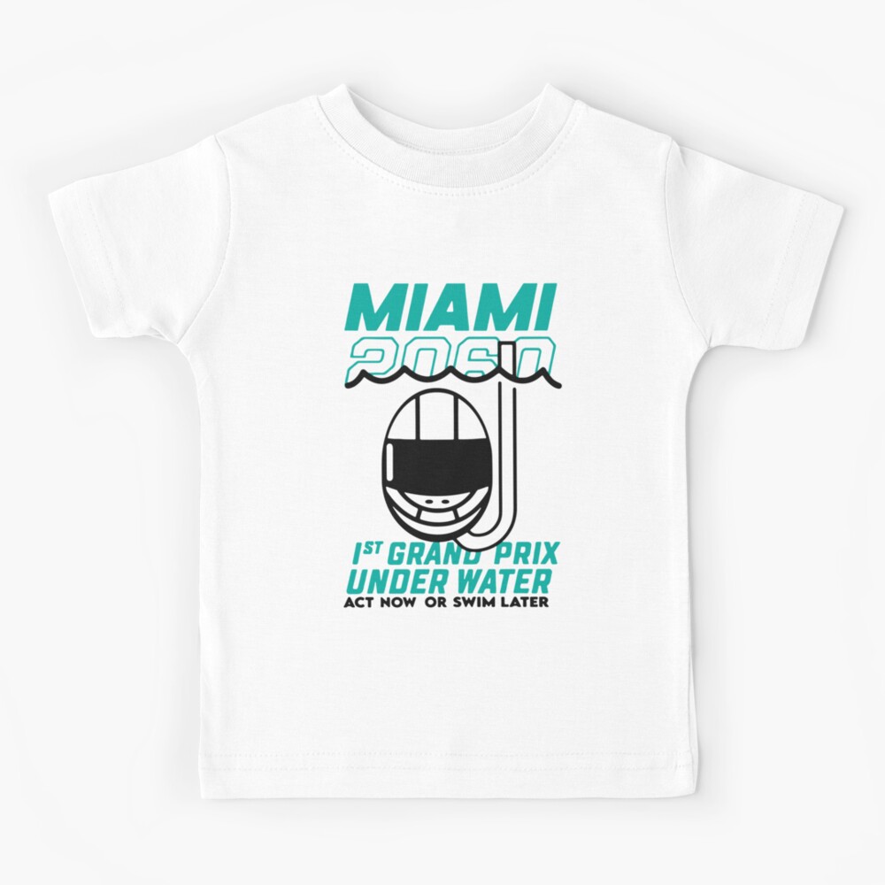 Youth Aqua Miami Dolphins Logo T-Shirt