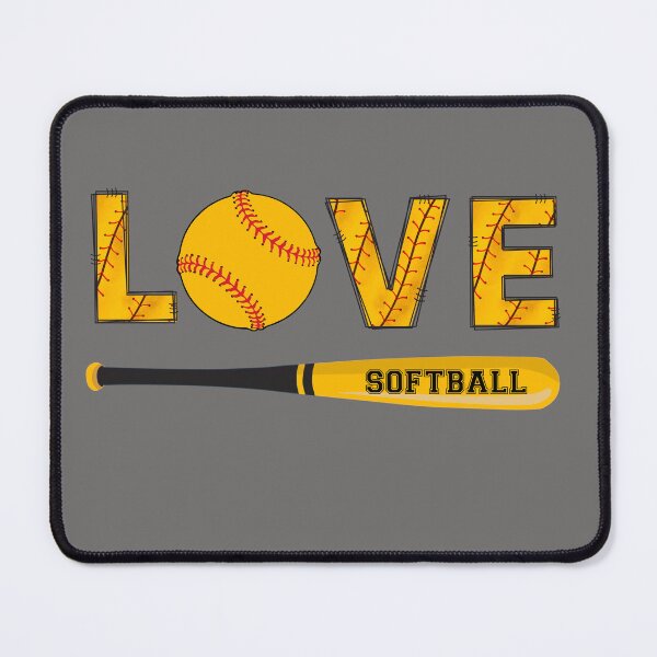 Item preview, Love Softball Graphic Saying for Teen Girls and Women designed and sold by R&BApparel.