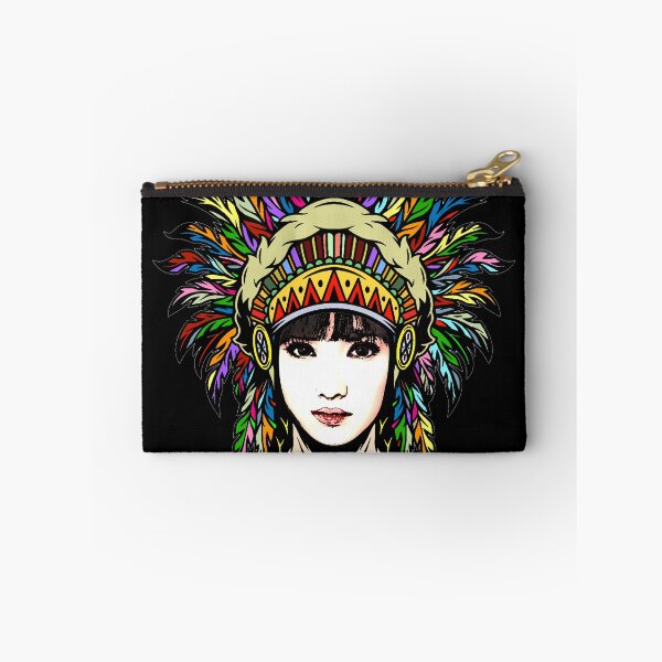 Item preview, Native American Girl in colourful War bonnet designed and sold by BigCreation.